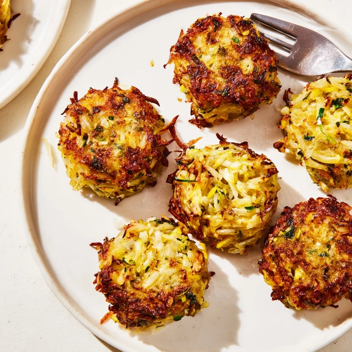 Deliciously crunchy Sautéed Brussels Sprout Tots, served with spicy dipping sauce.
