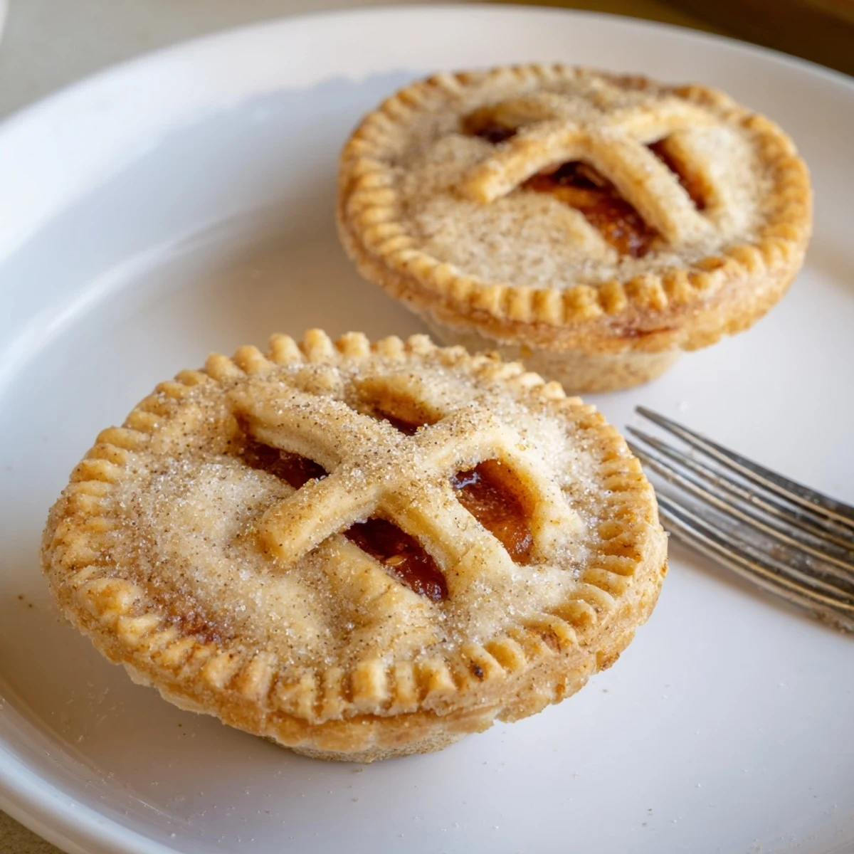 Flaky Apple Butter Chai Pie Cookies, warm and golden, perfect for autumn gatherings.