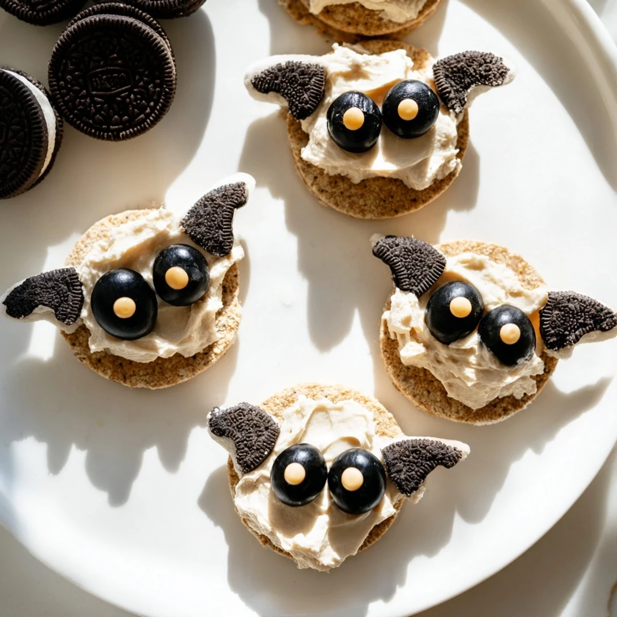Delicious Flying Bat Halloween Snack Board picture showcasing a spooky, fun, and colorful array of snacks.