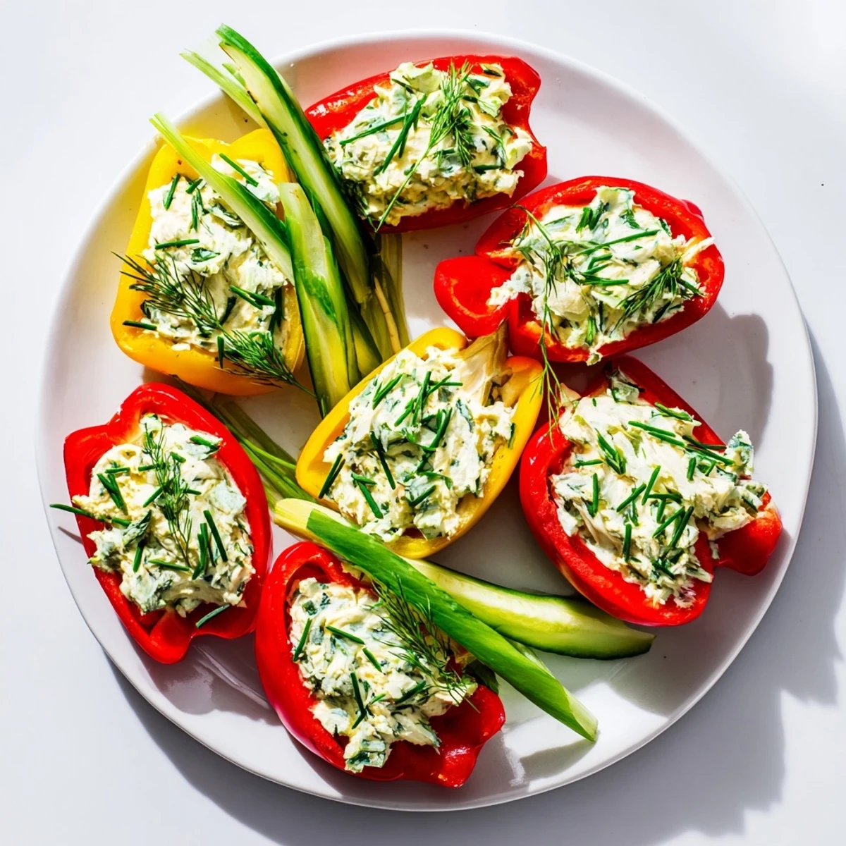 Blooming Tulip Veggie Cups filled with creamy herb cheese look visually stunning, perfect for spring.