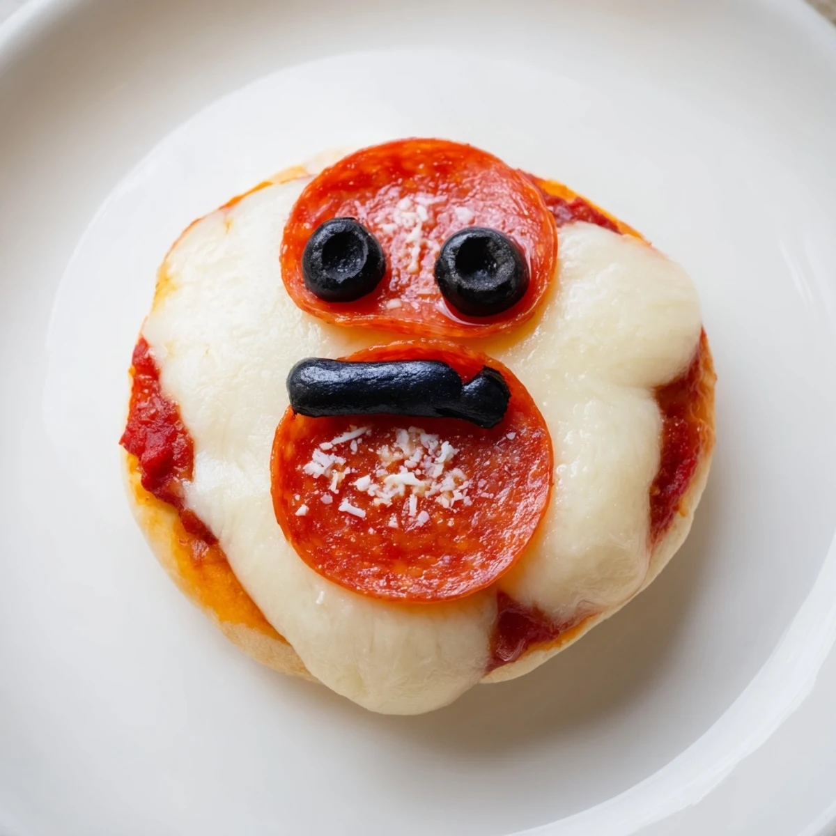 Festive Santa Belt Mini Pizza Bites with pepperoni and olive buckles, a kid-friendly holiday appetizer.