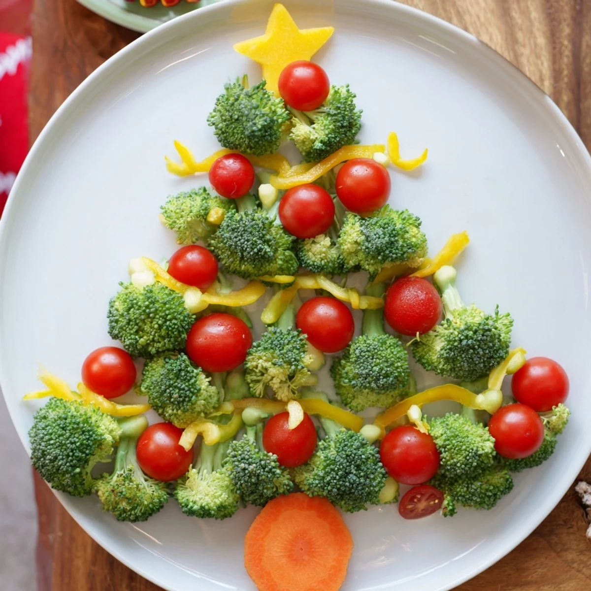 Broccoli Tree with Tomatoes