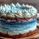 Dark Blue Gold Ombre Layer