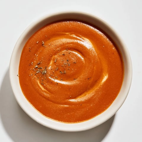 Instant Creamy Marinara Hack: a rich red sauce, glistening with melted butter and ready to swirl into pasta.