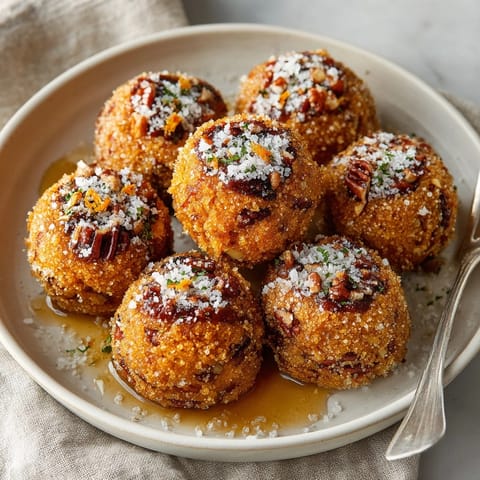 Warm and delicious, these Orange-Zest Sweet Potato Pecan Bites feature a perfectly crisp pecan coating.