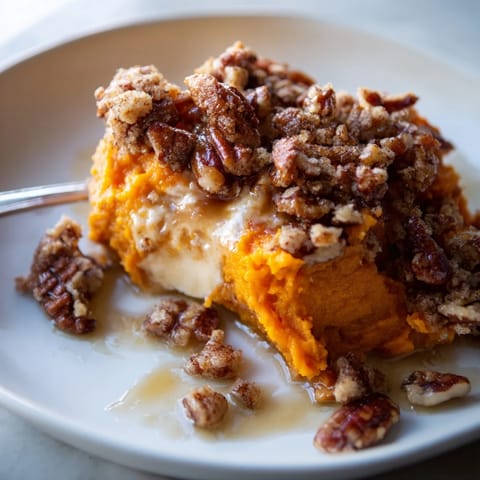 Maple Pecan Sweet Potato Casserole