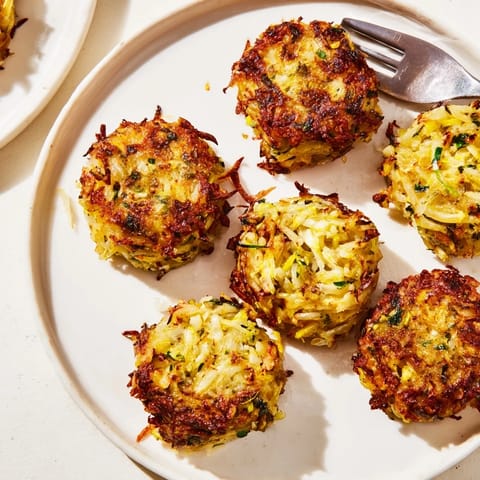 Deliciously crunchy Sautéed Brussels Sprout Tots, served with spicy dipping sauce.  