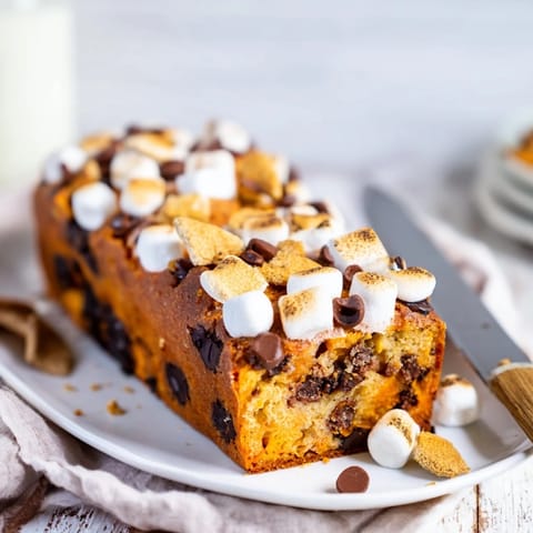 Smores Cheddar Sweet Potato Loaf