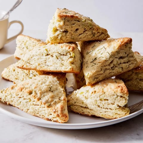 Sweet Tea Dill Pickle Scones