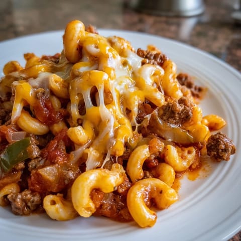 Hamburger Casserole Comfort Meal
