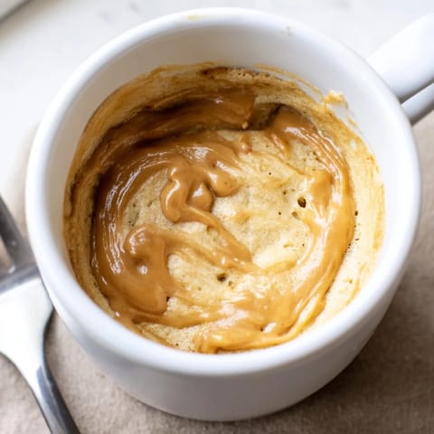 2-Minute Peanut Butter Cake