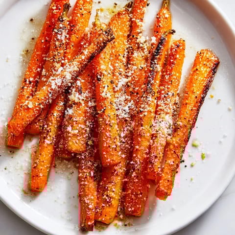 Parmesan Baby Carrot Chips