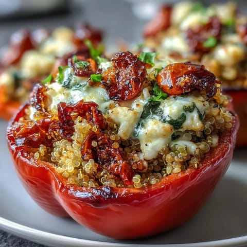 Quinoa Stuffed Bell Peppers