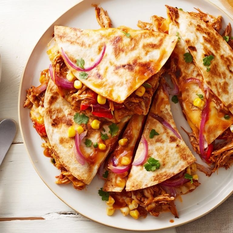 BBQ Chicken Quesadillas Tex-Mex