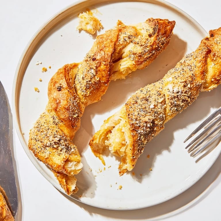 Warm and buttery Flaky Soda Bread Twists, beautifully twisted and ready to enjoy.  