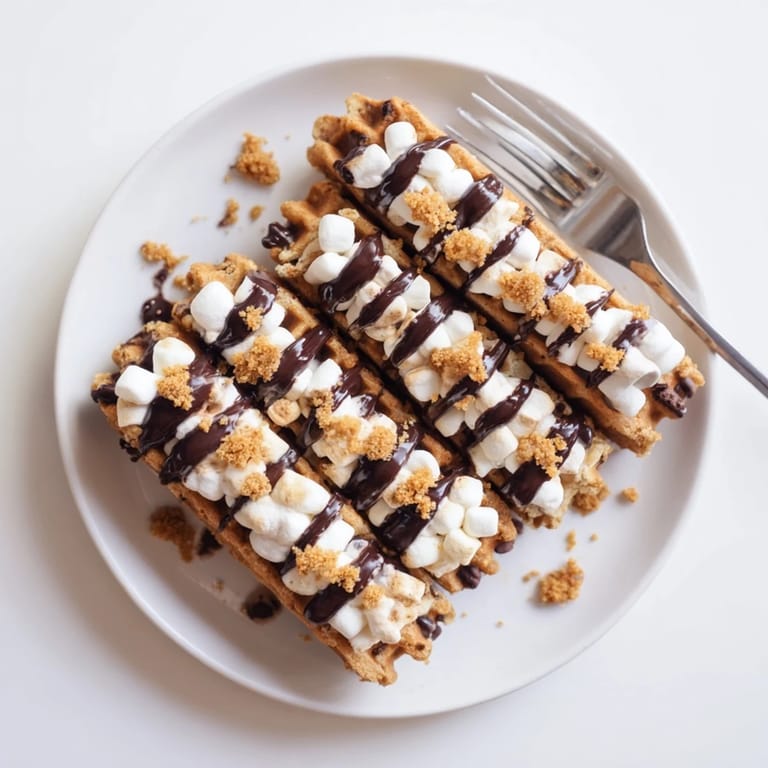 Crispy S’mores Biscotti Waffle Sticks served with coffee for a perfect dessert pairing.  
