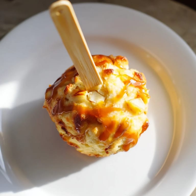 Golden biscuit muffin pops infused with apple and cheddar, perfect for brunch gatherings.