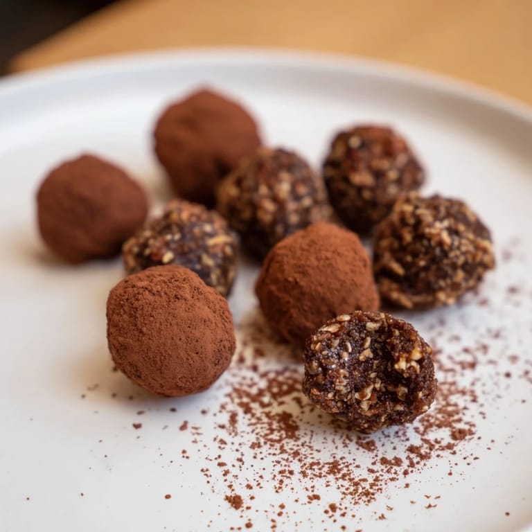 Date, Walnut & Cocoa Truffles