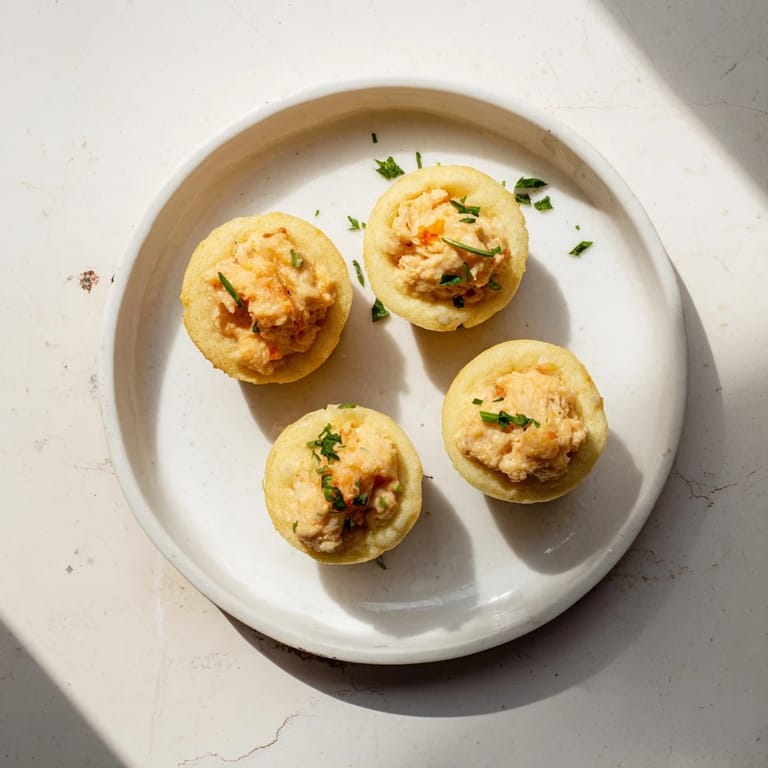 Bite-sized Mini Chicken Pot Pie Cornbread Muffins with a perfectly textured cornbread crust and hearty filling.