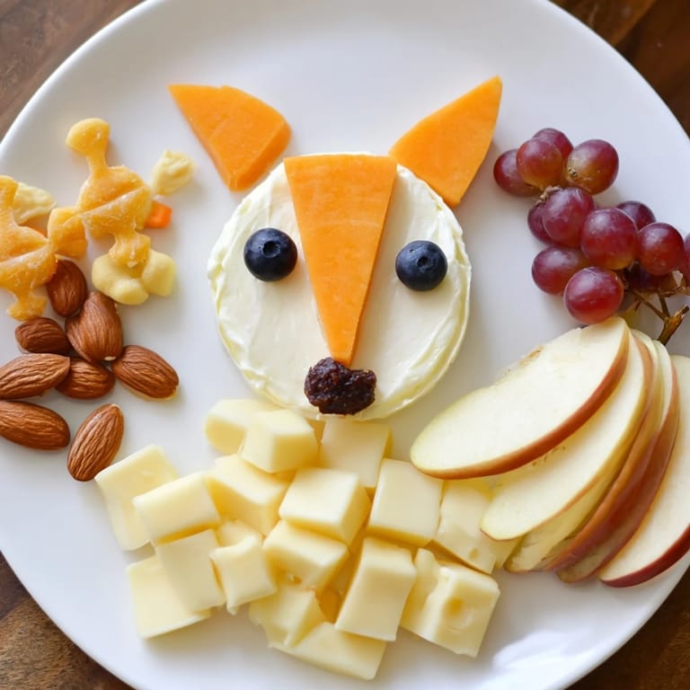 Gather around the festive Whimsical Fox Fall Treat Board featuring a delicious array of sweet and savory treats.