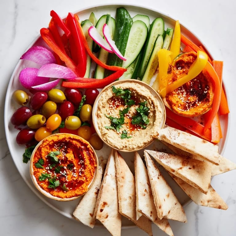 Beautiful The Moroccan Tent platter: a vegetarian feast with hummus, baba ganoush, and fresh vegetables displayed.