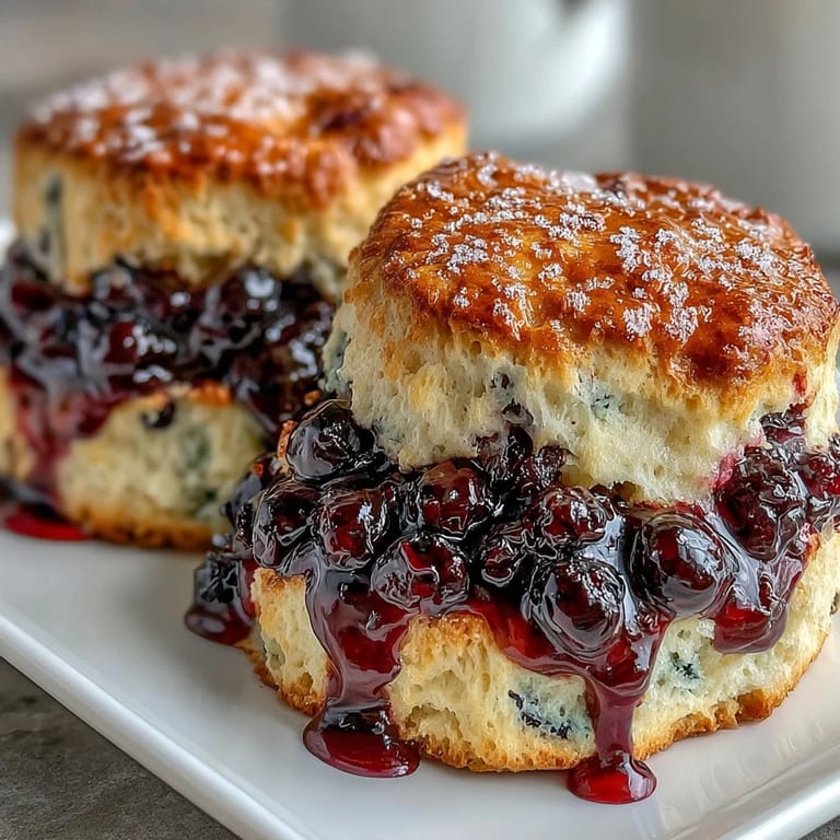 Warm, tender scones infused with tangy sourdough and bright lemon, topped with sparkling sugar.