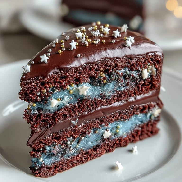 Galaxy Graduation Cake with Edible Stars: Vibrant galaxy buttercream swirls topped with shimmering edible stars for a cosmic celebration.