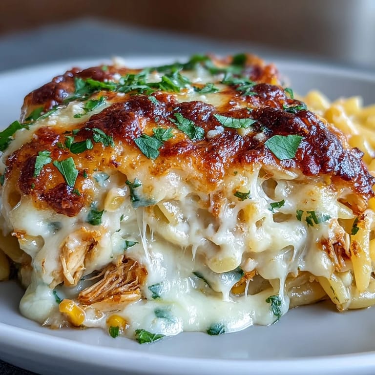 Juicy chicken and smoky street corn flavors meld in this baked pasta dish.