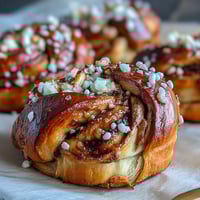 Soft Swedish cardamom buns with golden tops and crunchy pearl sugar, perfect for a cozy fika break.